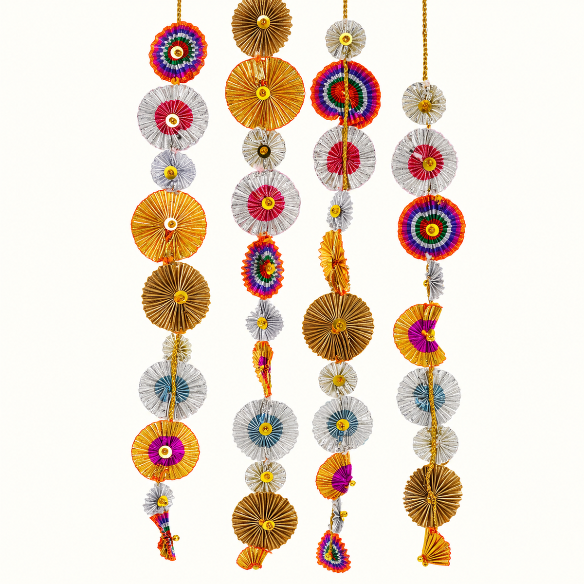 Metallic Pinwheel Garland