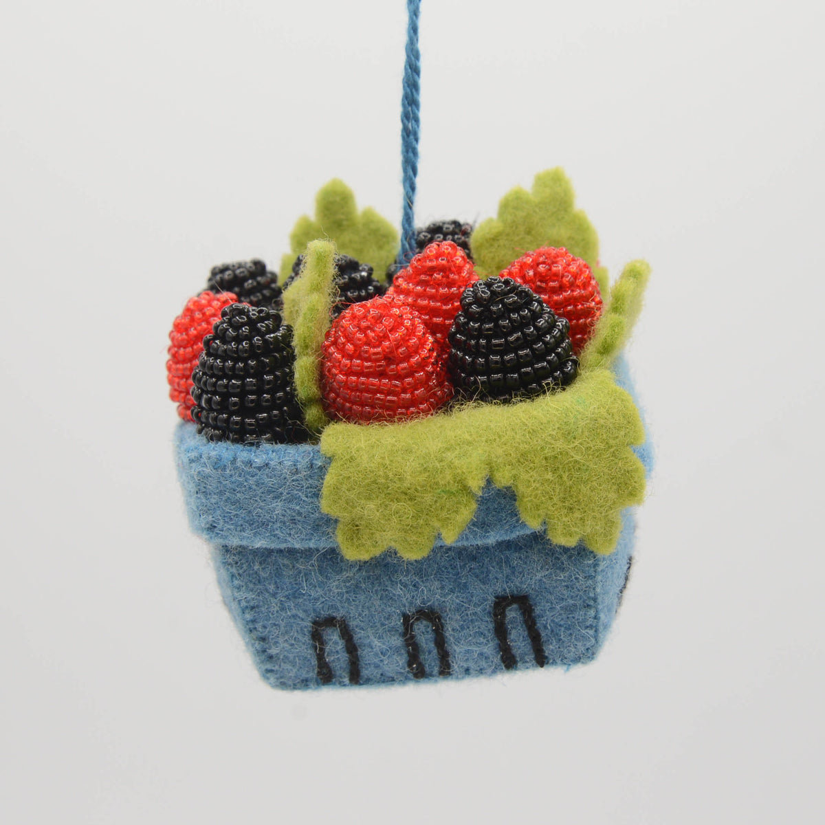 Raspberry &amp; Blackberry Pint Ornament