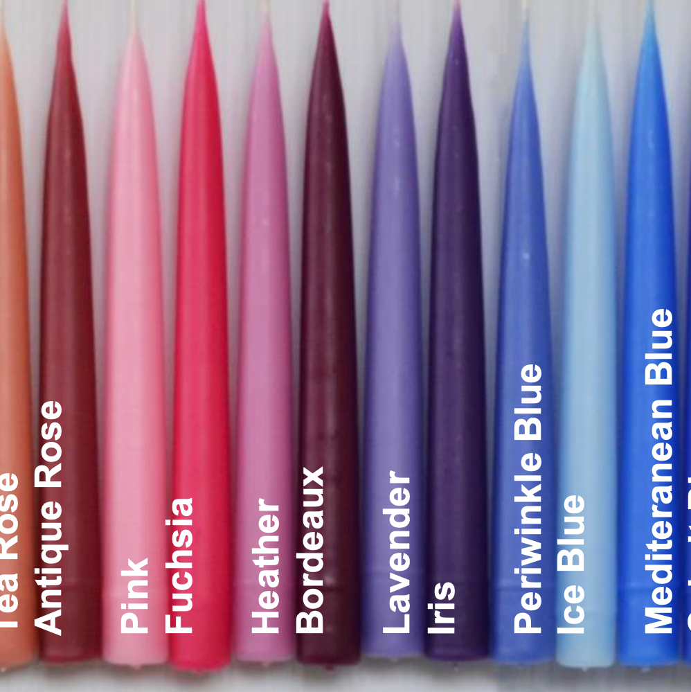 Lavender Taper Candles