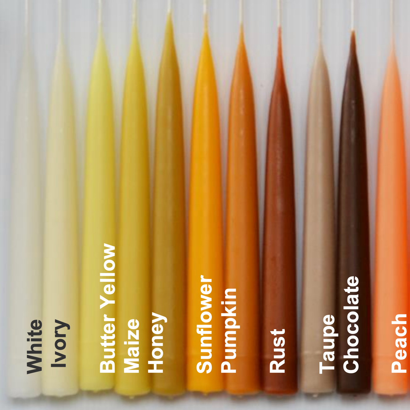 Ivory Taper Candles