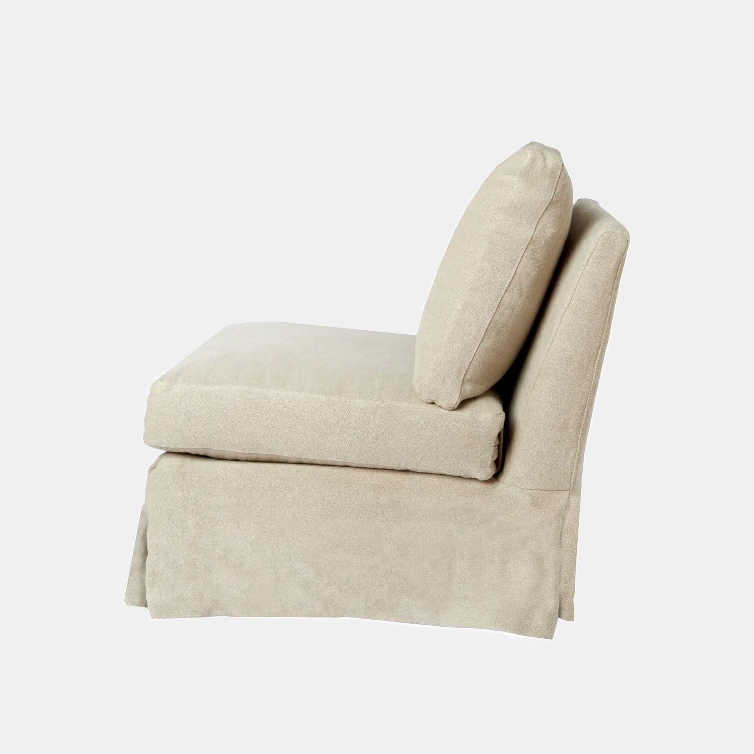 Seda Armless Chair: Made to Order