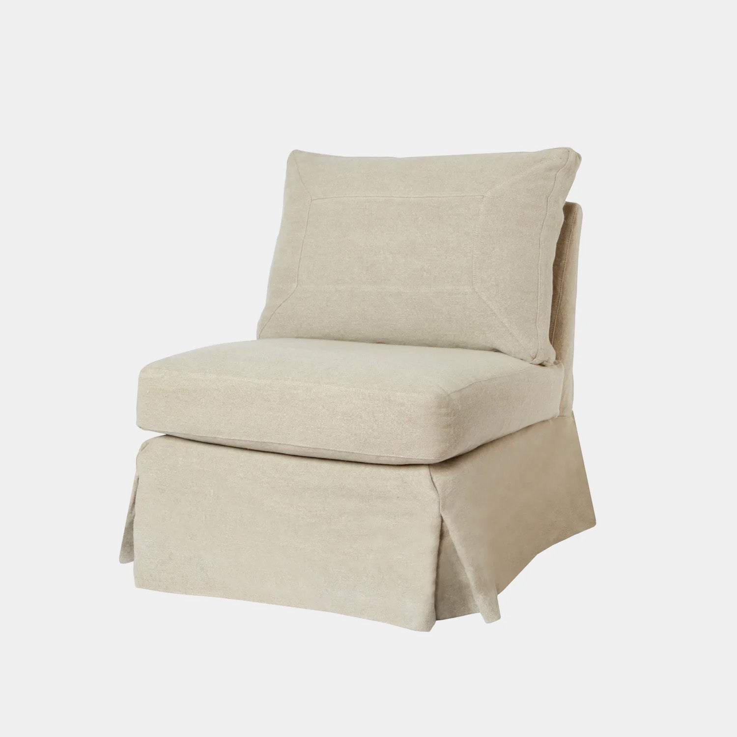 Seda Armless Chair: Made to Order