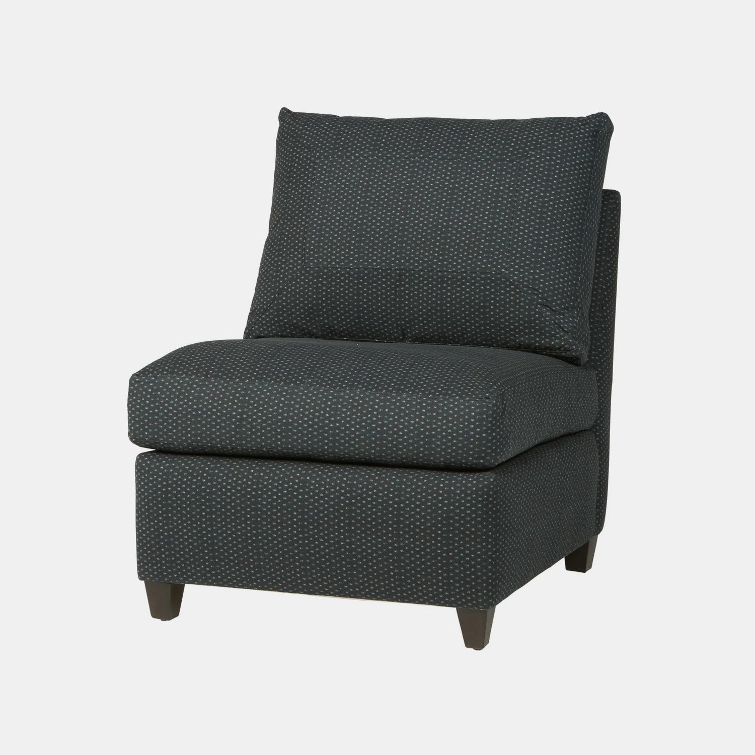 Seda Armless Chair: Made to Order