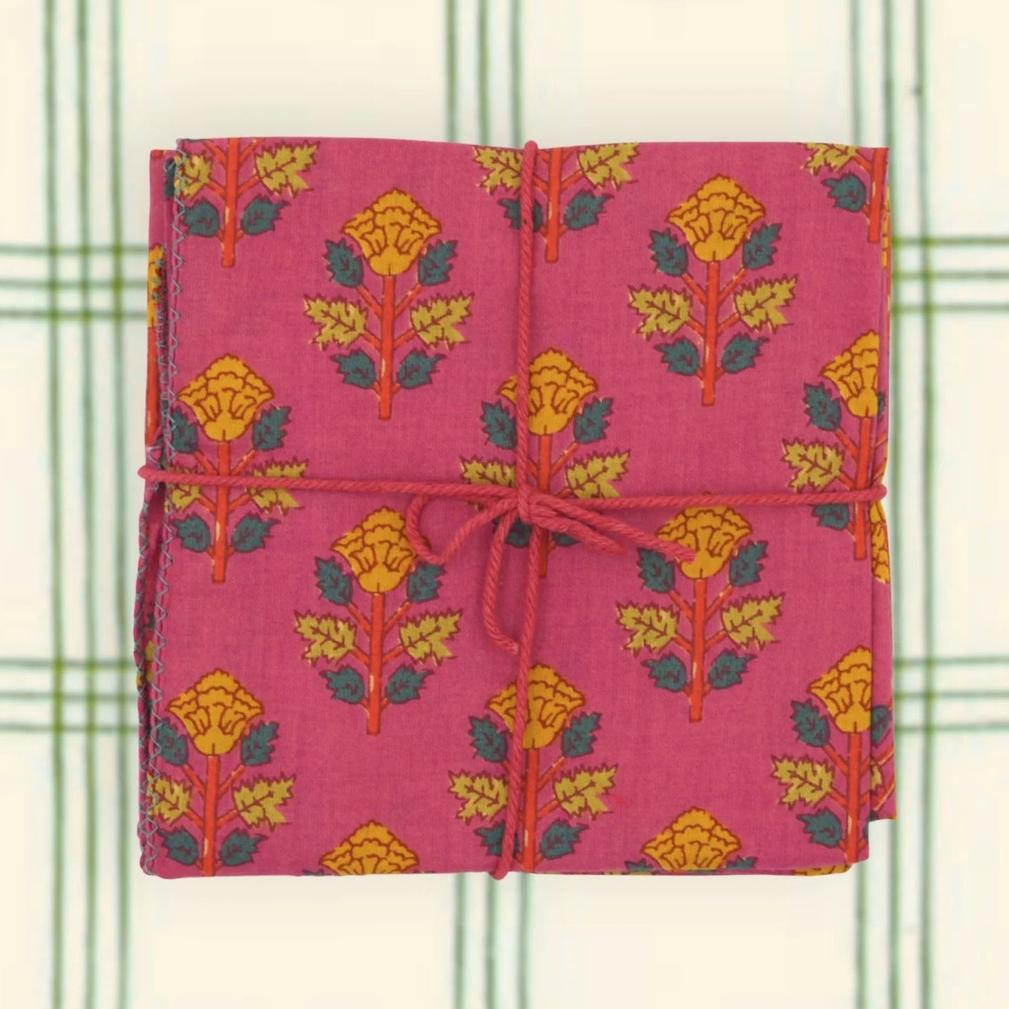 Belladone Carmine Napkins: Set of 4
