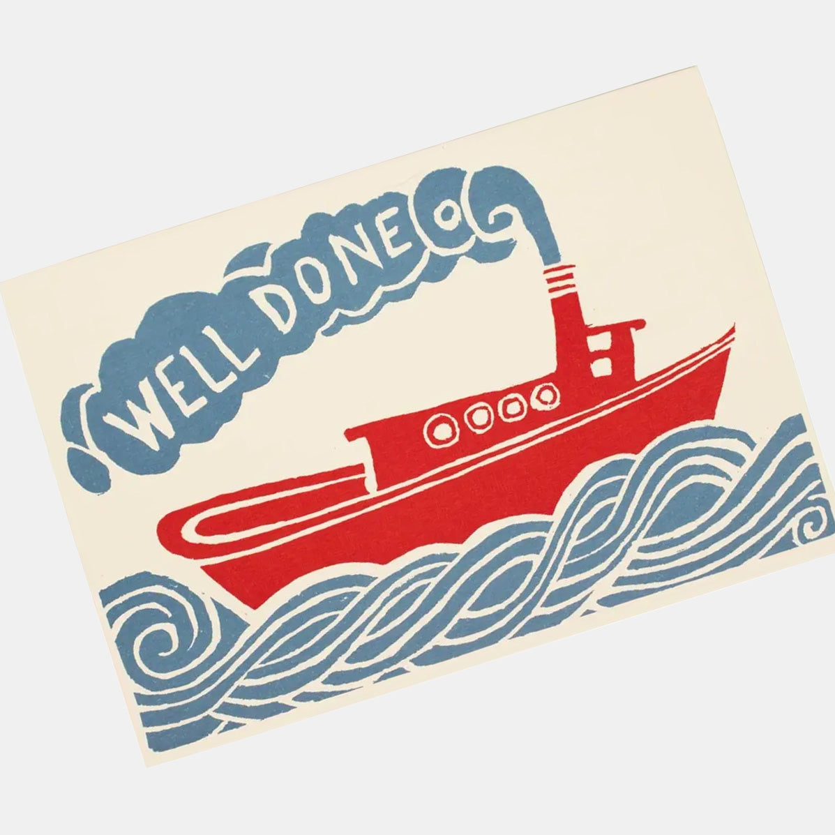 Well Done Tugboat Card
