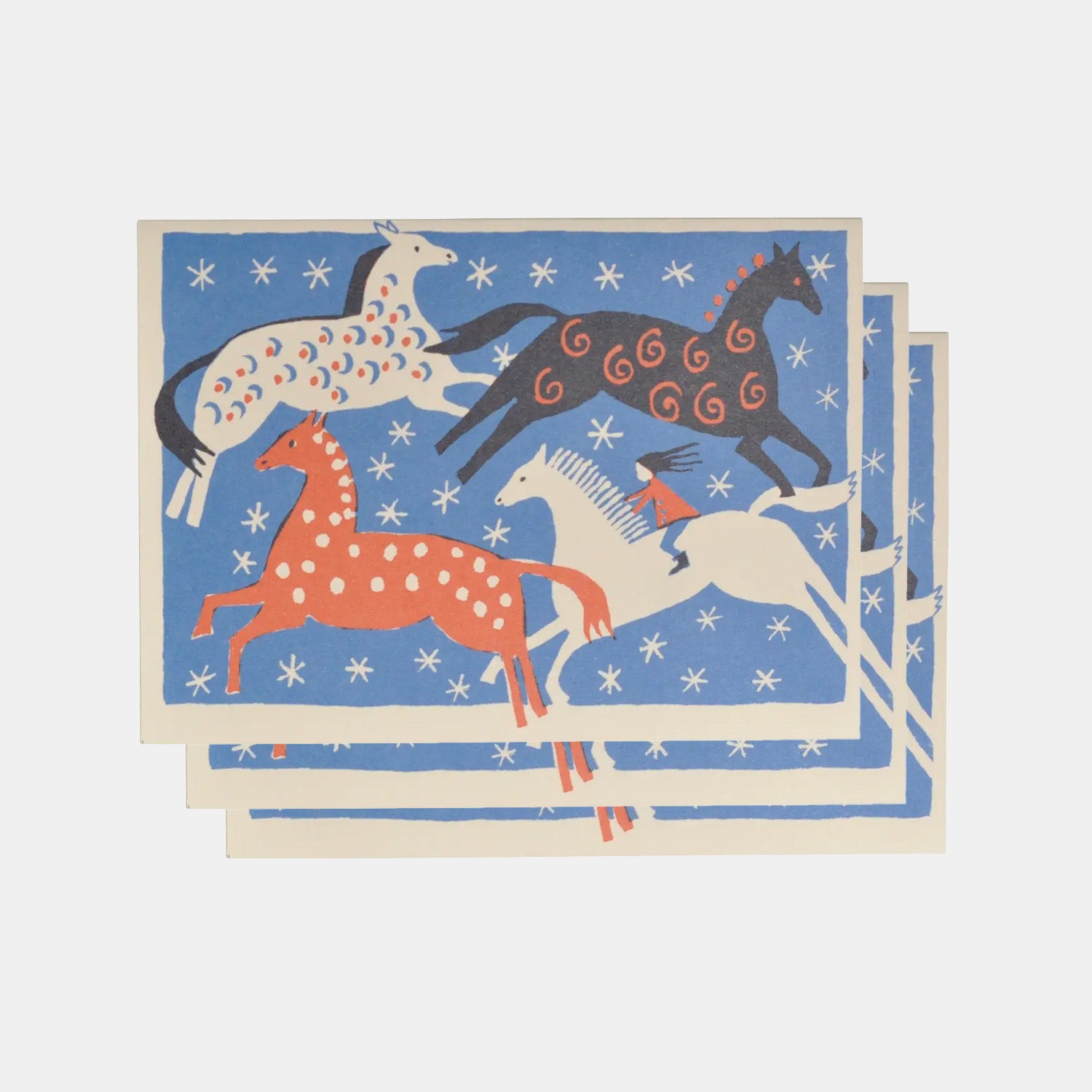 Four Horses Cards: Pack of 10