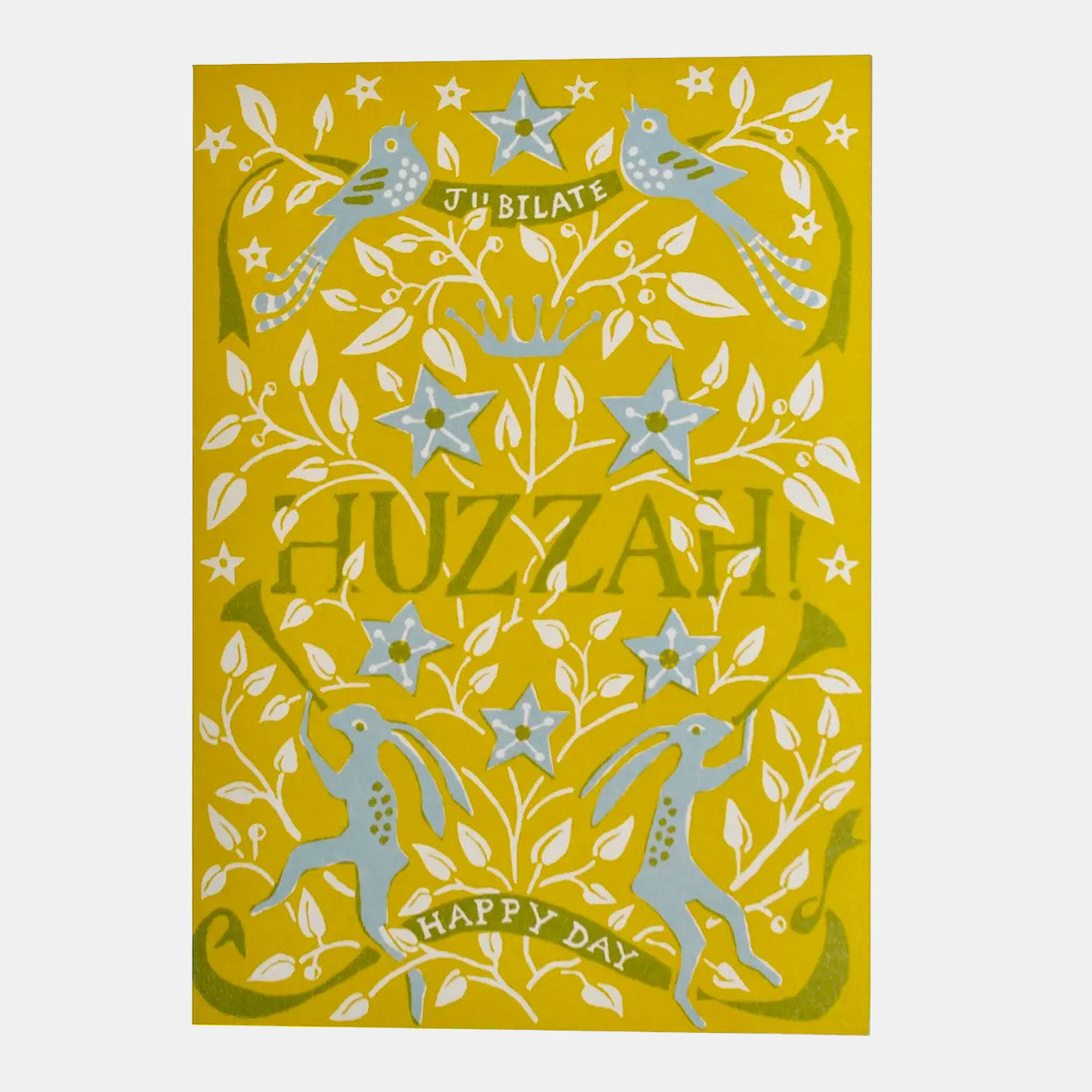 Large Card: Huzzah Happy Day