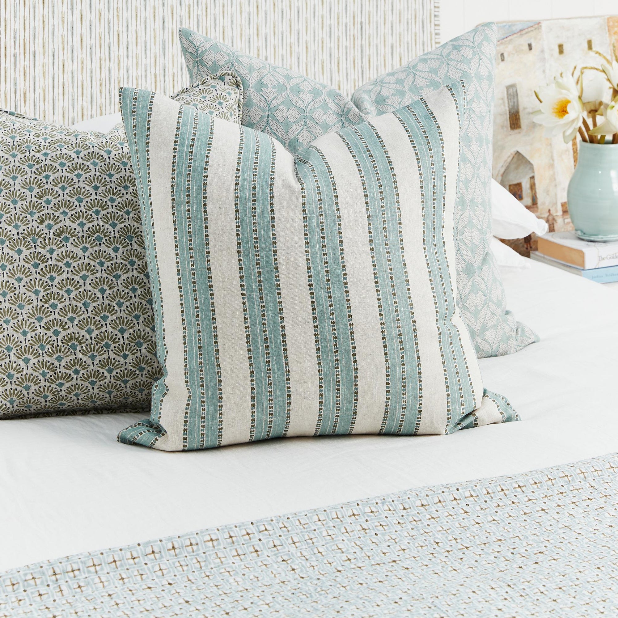 Berber Celadon Quilt in Queen