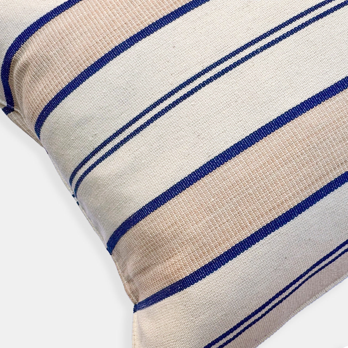 Orange Blossom Stripe Lumbar Pillow