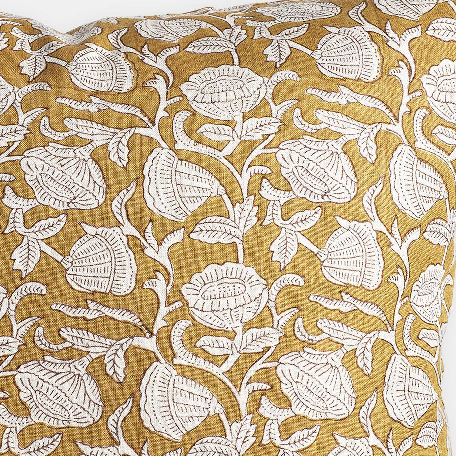 Marbella Saffron Square Pillow