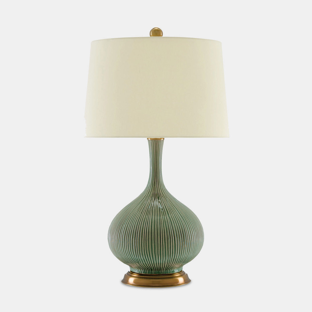 Cait Green Table Lamp - Collyer's Mansion