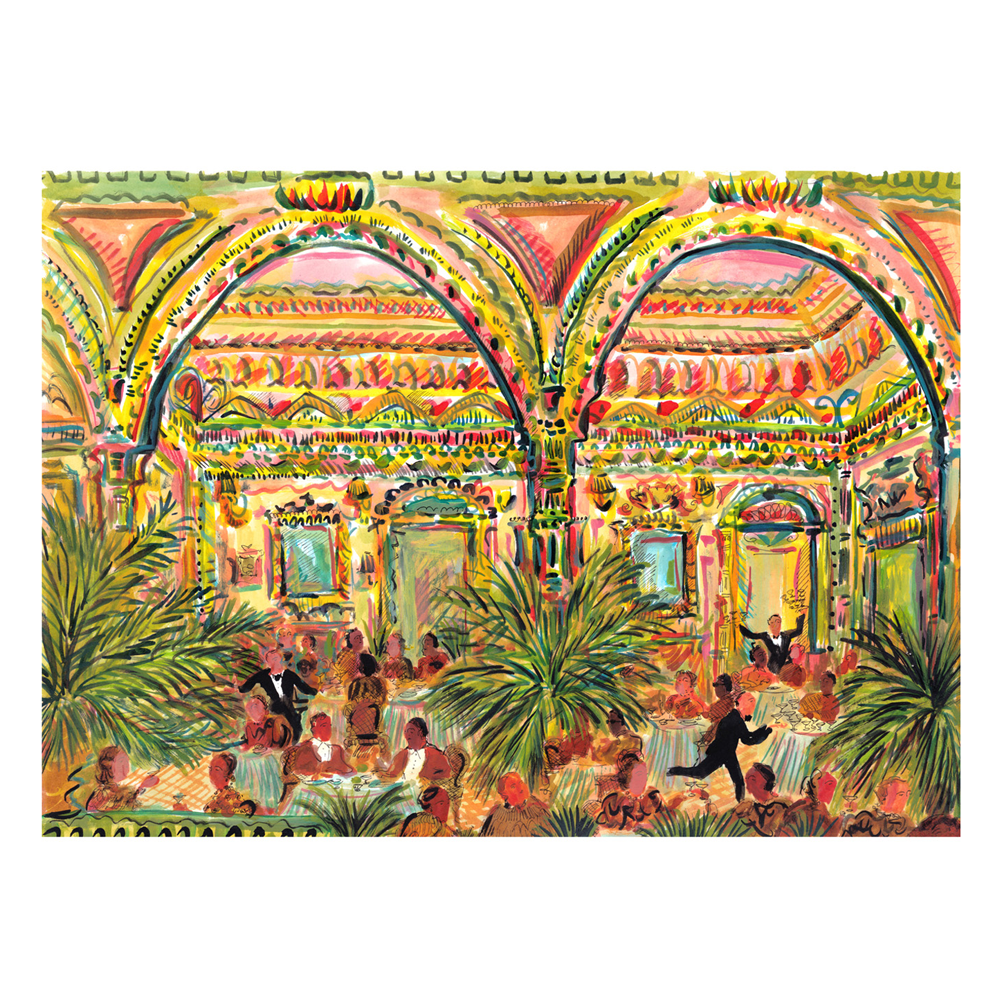 Green Gala Print