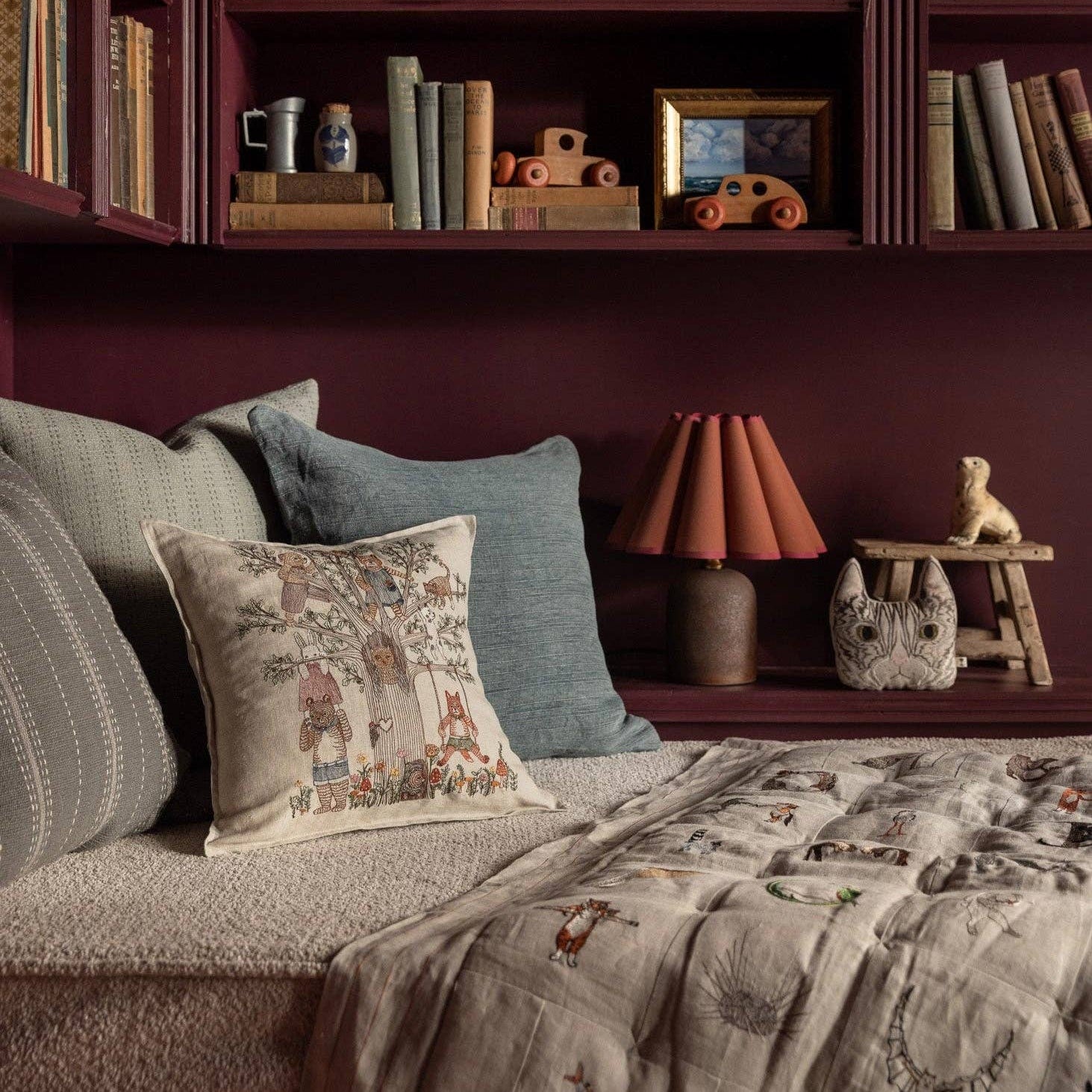 Tabby Cat Tiny Pillow - Collyer's Mansion