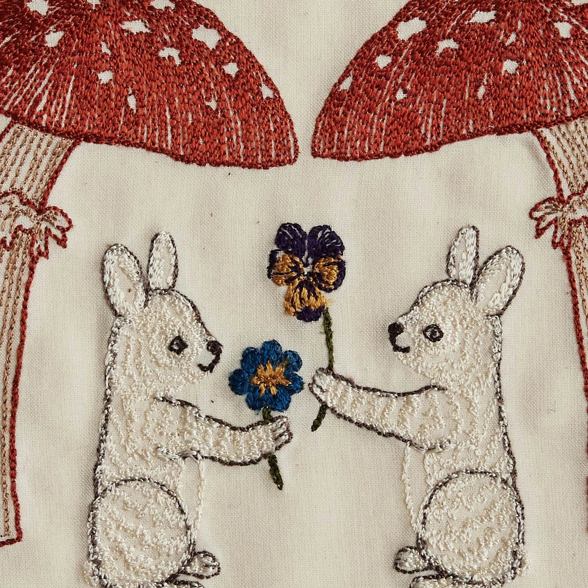 Mushroom Bunny Friends Card - Collyer's Mansion