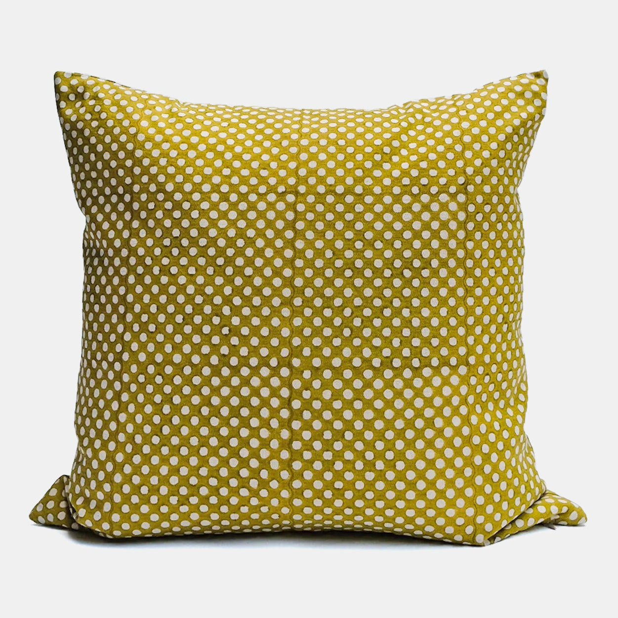 Syra Warm Olive Square Pillow