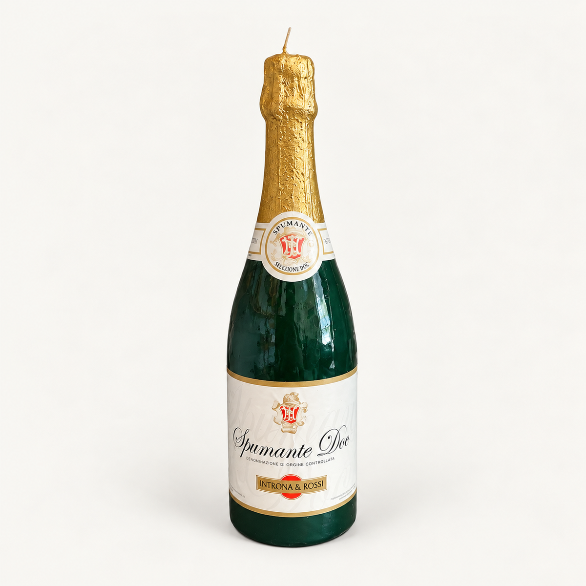 Medium Champagne Bottle Wax Candle
