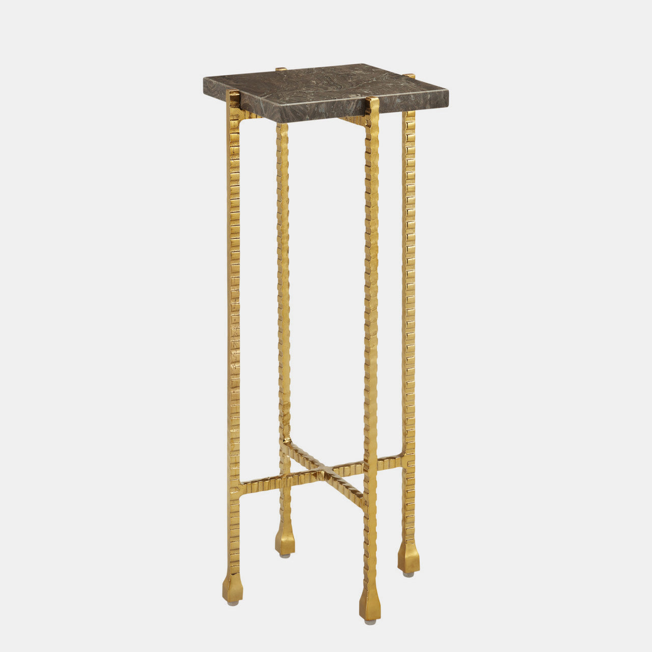 Flying Marble Gold Drinks Table