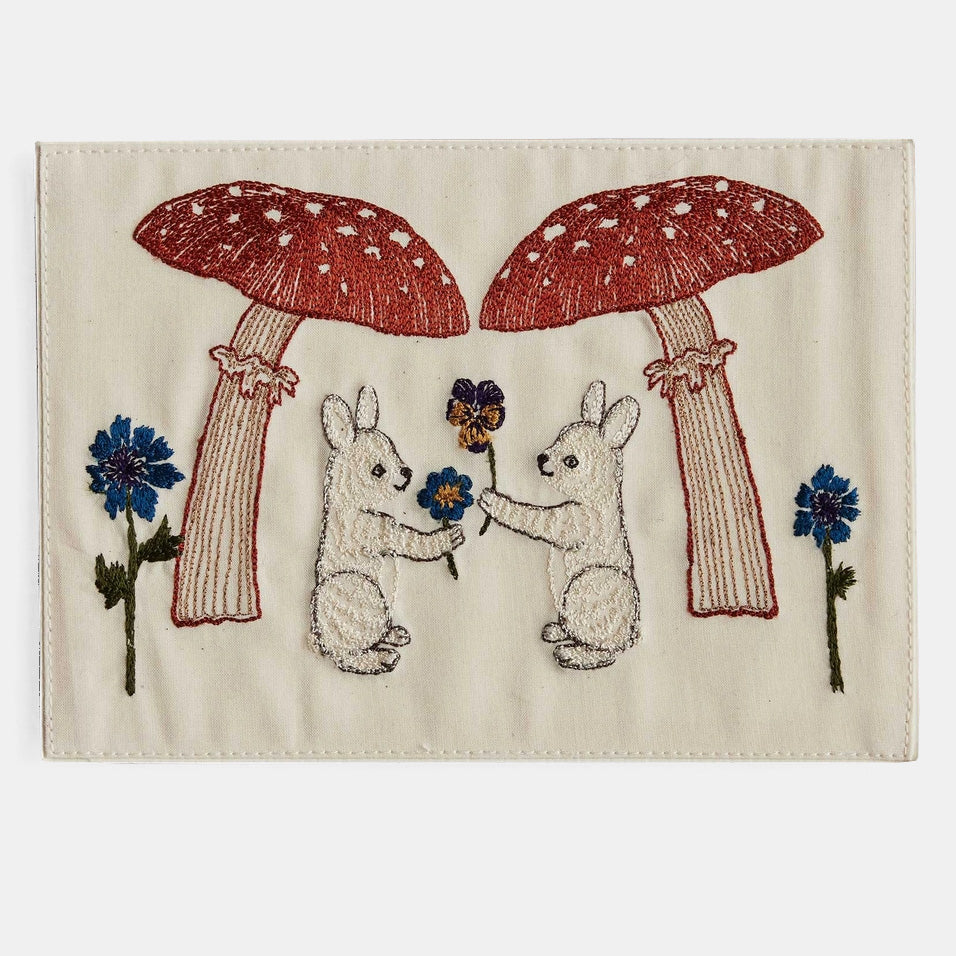 Mushroom Bunny Friends Card - Collyer's Mansion