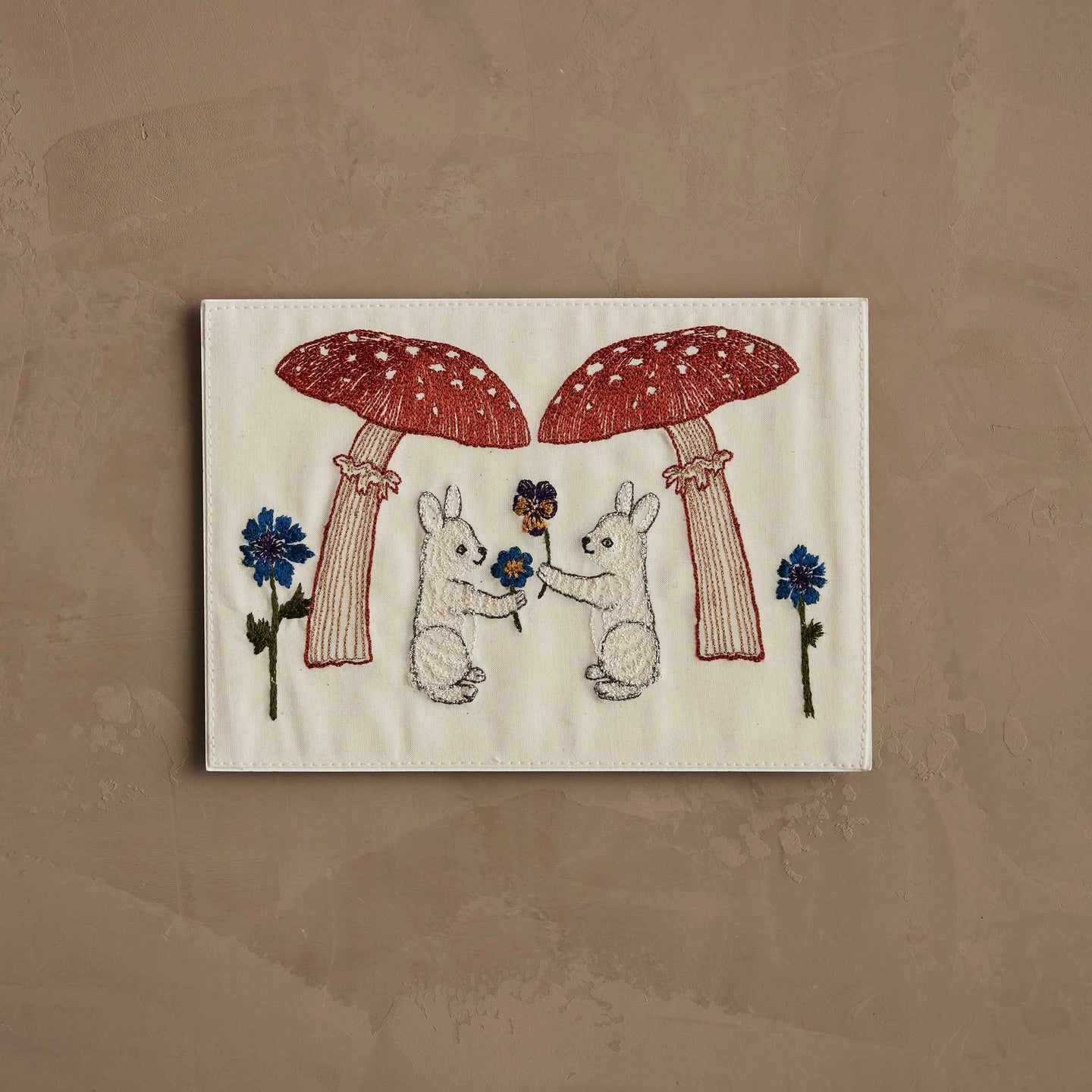 Mushroom Bunny Friends Card - Collyer's Mansion