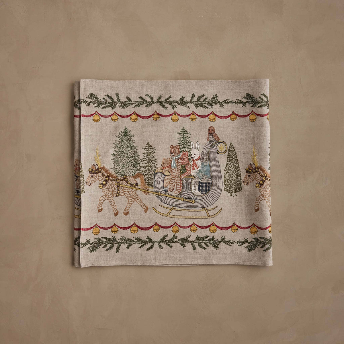 Jingle Bells Table Runner: 91" × 18"