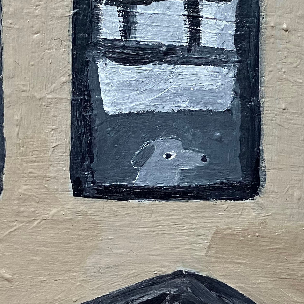 Dog in Window by Steph Becker