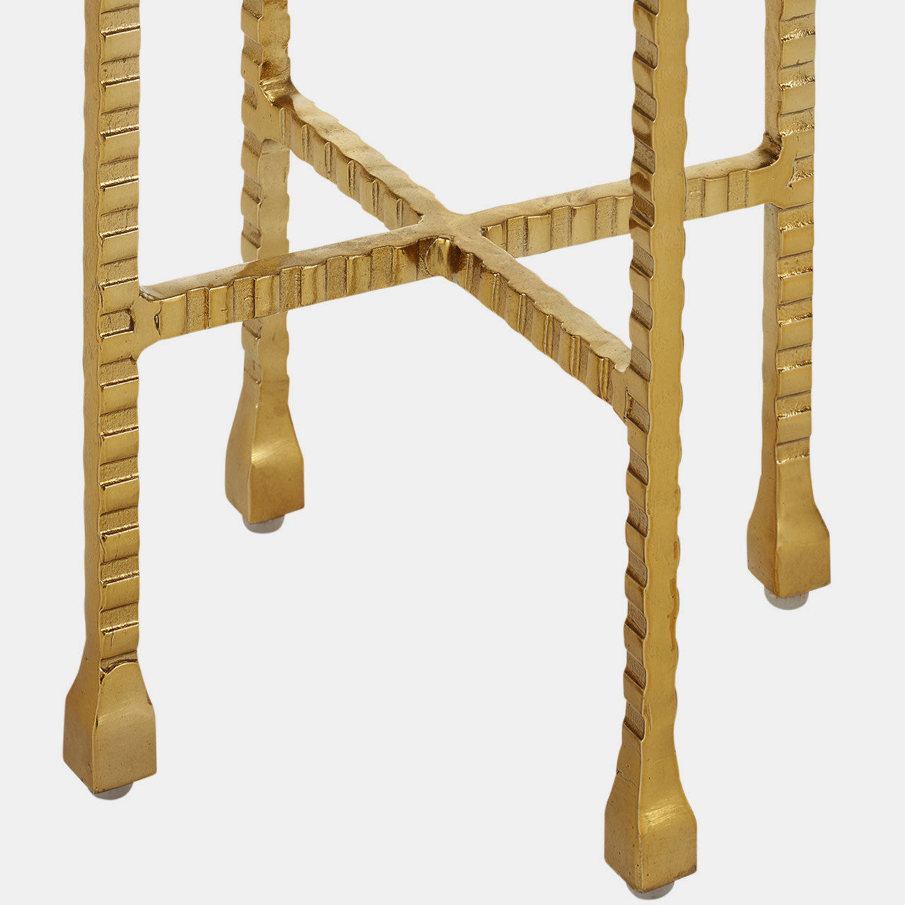 Flying Marble Gold Drinks Table