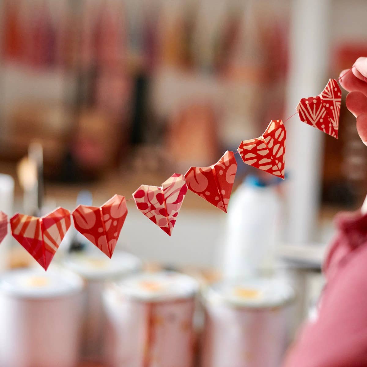 Origami Kit: Heart Bunting Garland