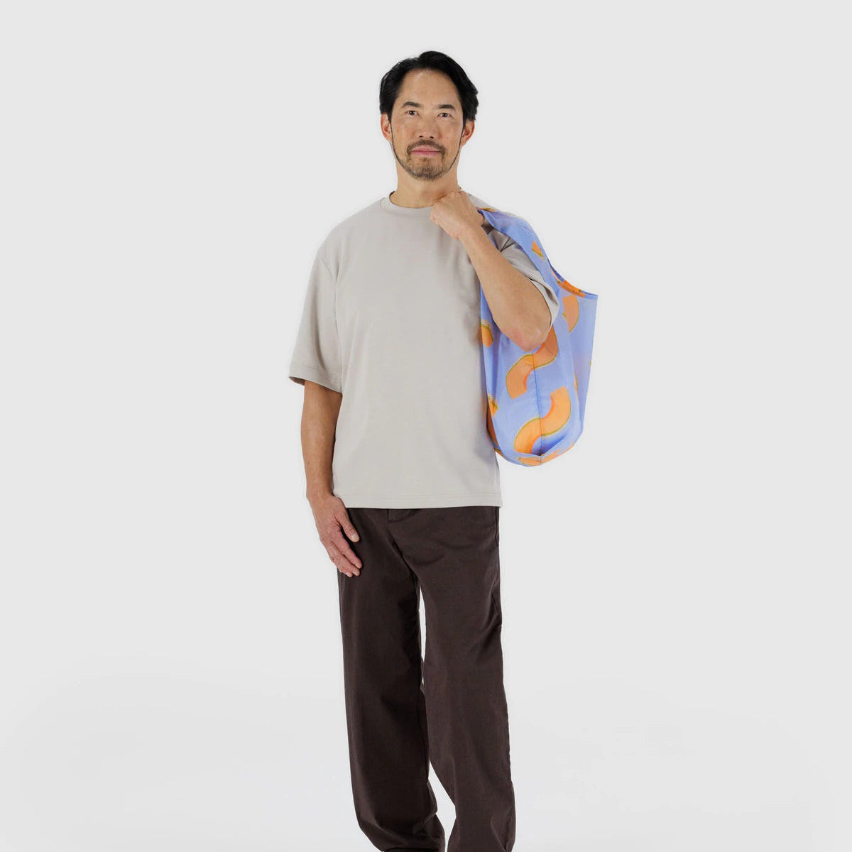 Standard Baggu in Cantaloupe Blue