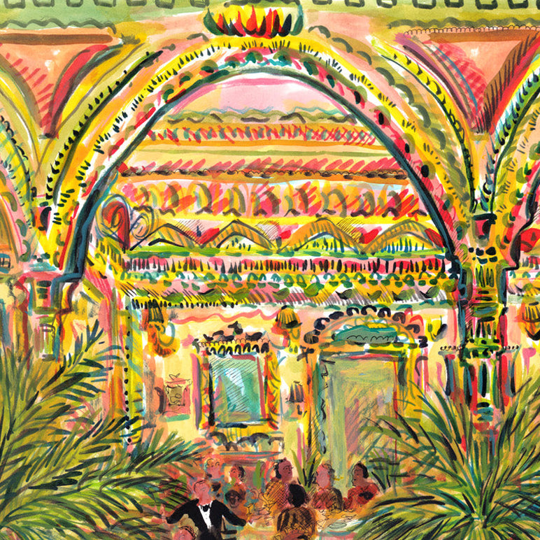 Green Gala Print