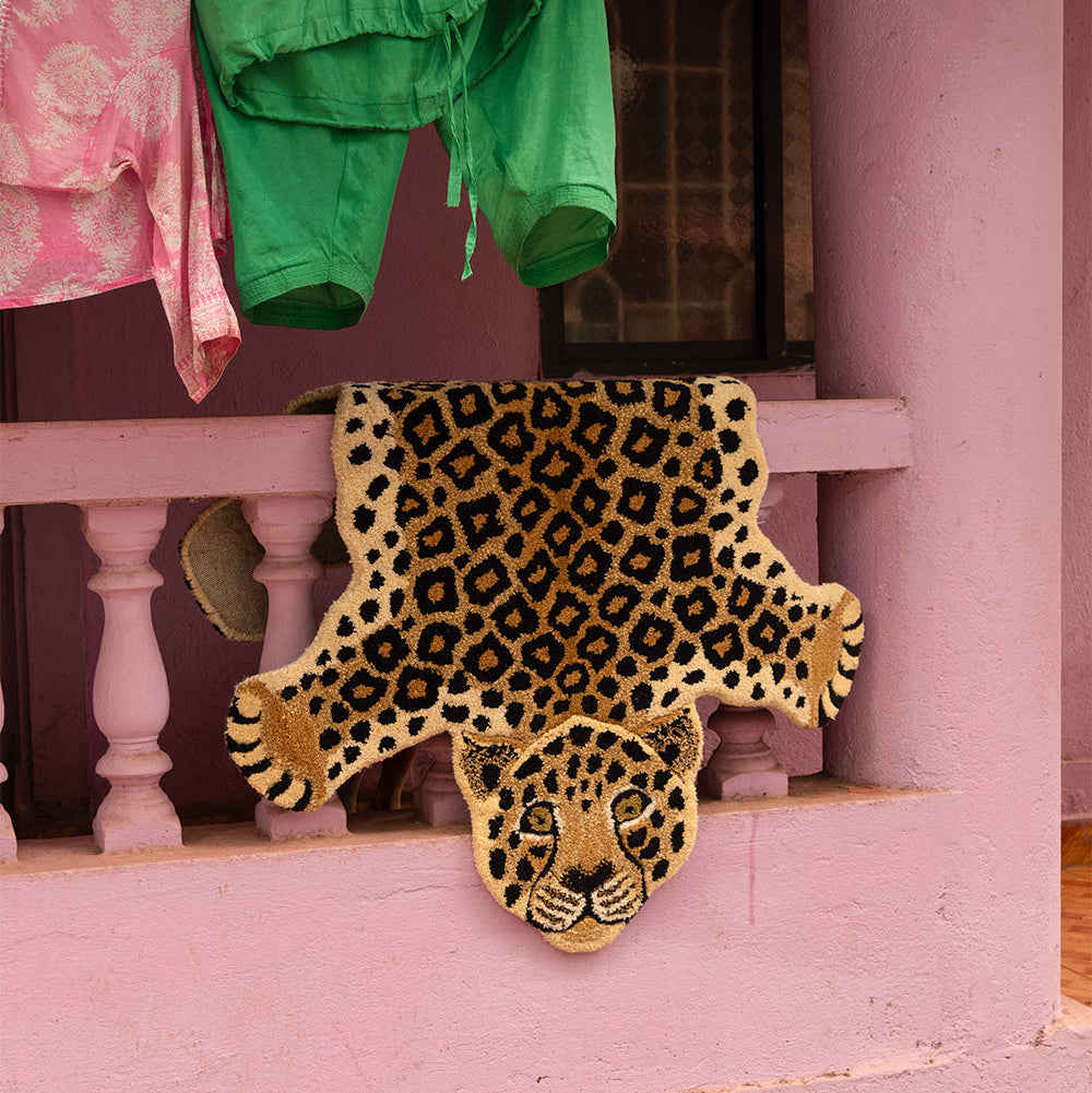 Loony Leopard Rug in Large