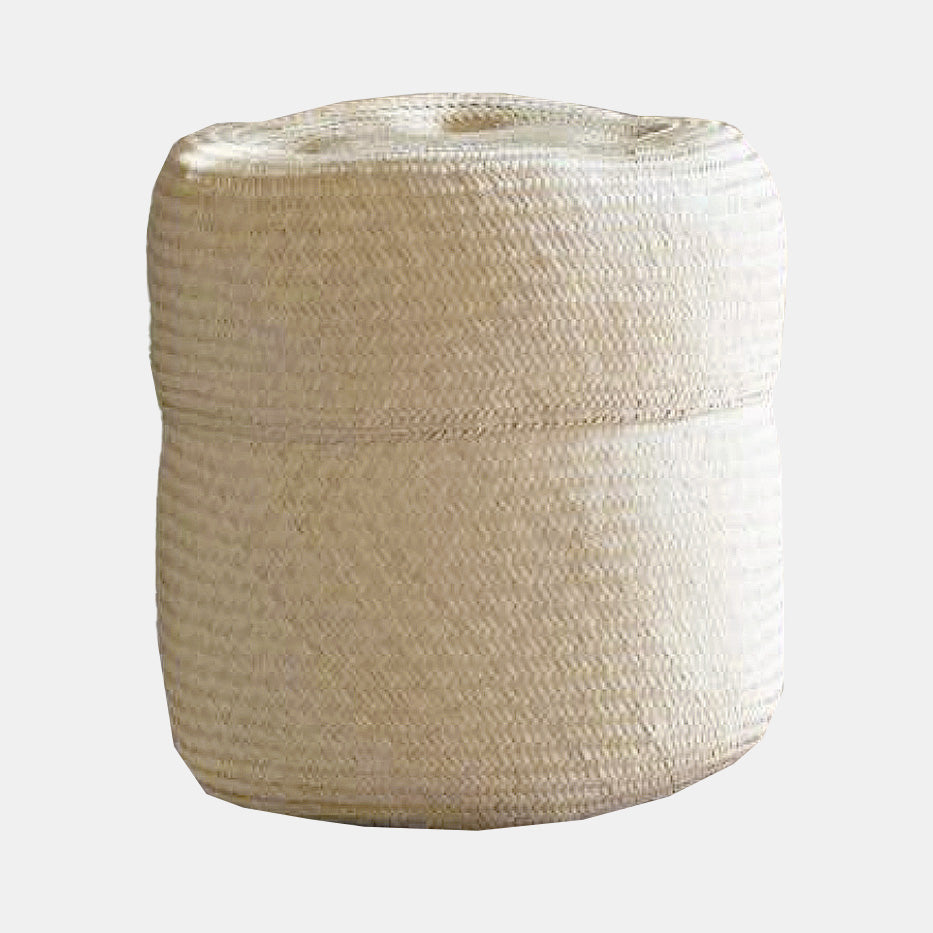 Natural Lidded Basket in Large Tall