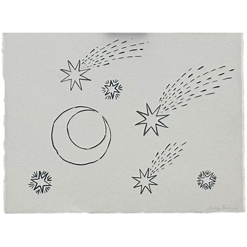 India Ink Moon by Aislinn Forbes