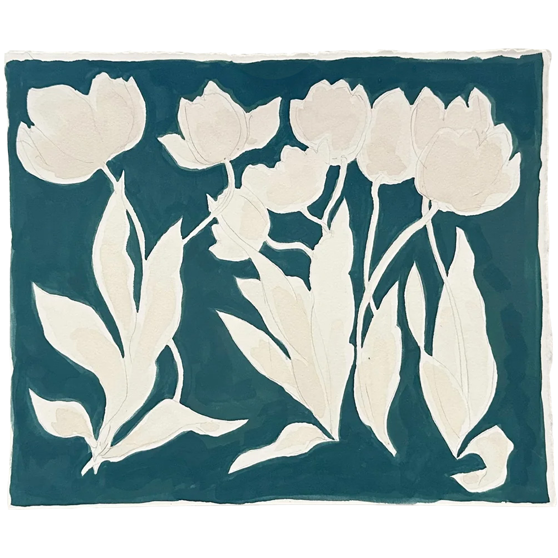Emerald Tulips by Aislinn Forbes