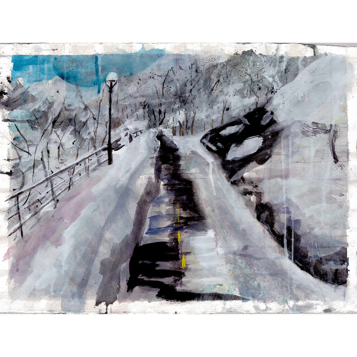 Winter Landscape by Andrea Dibben