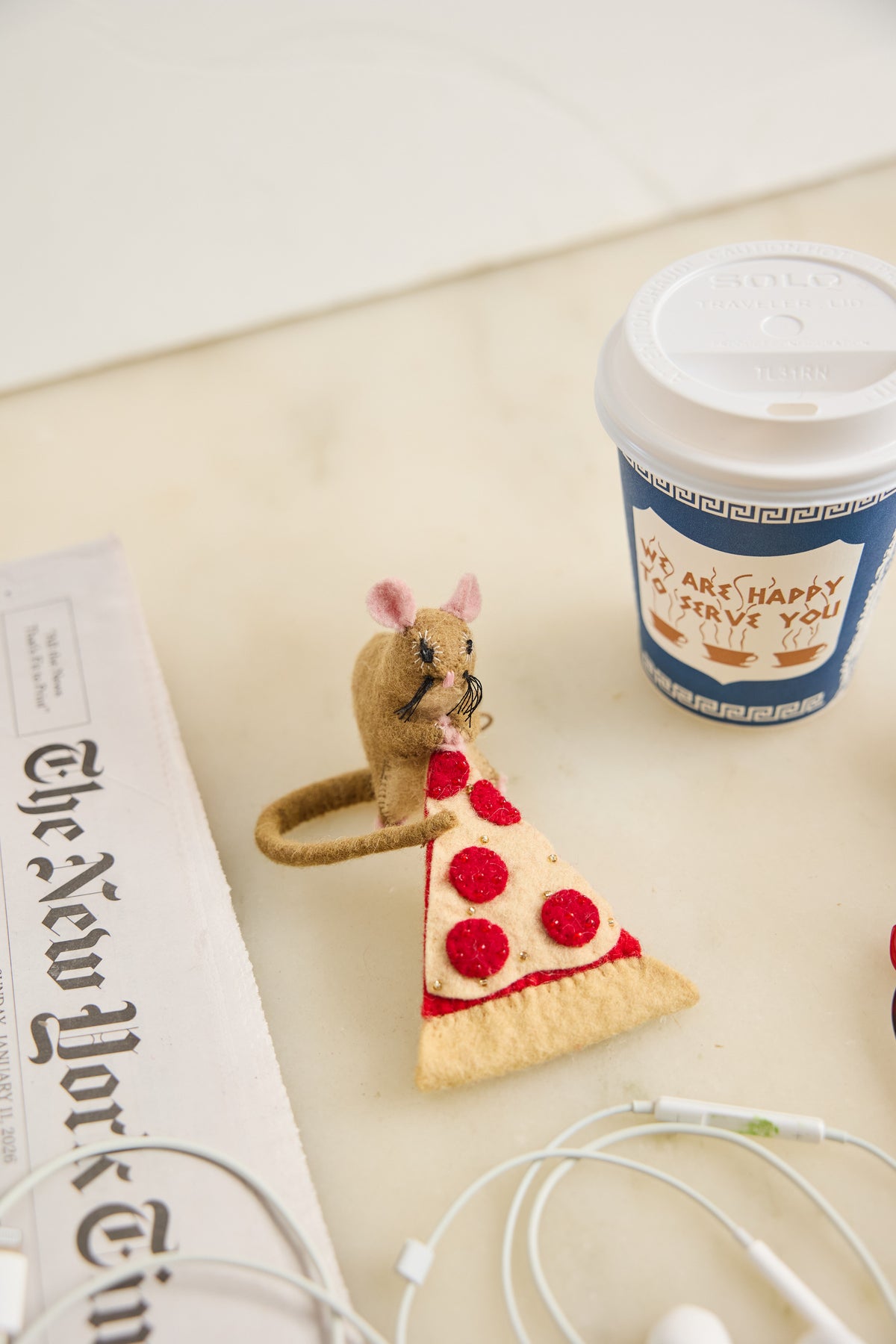 Pizza Rat Ornament