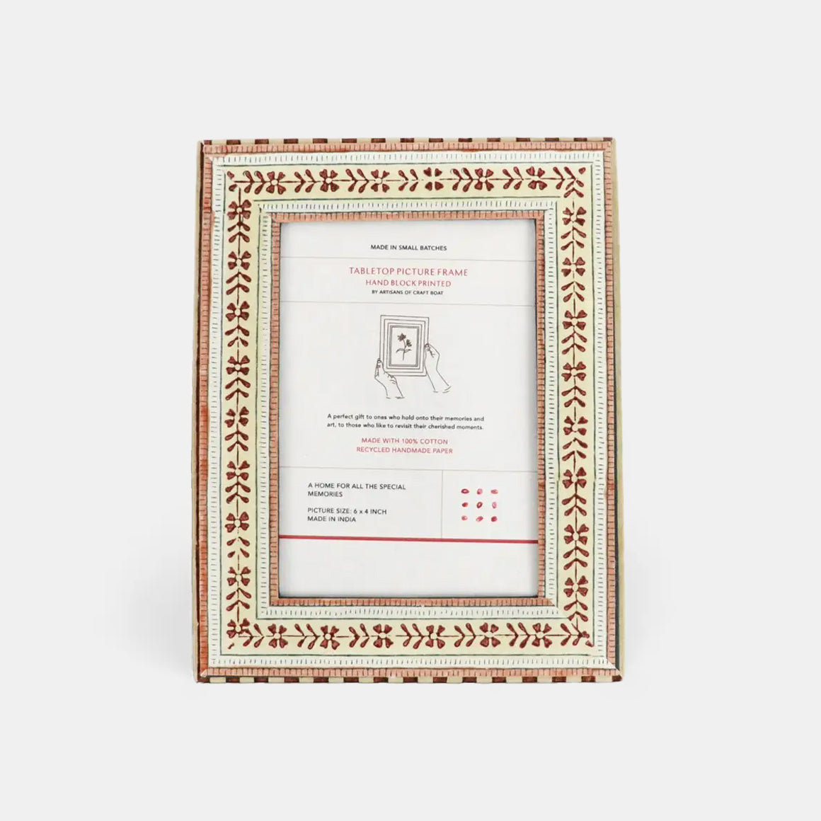 Picture Frame in Rhea Brick Red