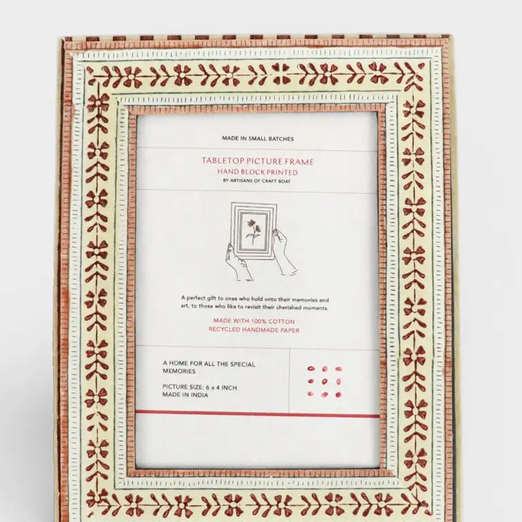 Picture Frame in Rhea Brick Red