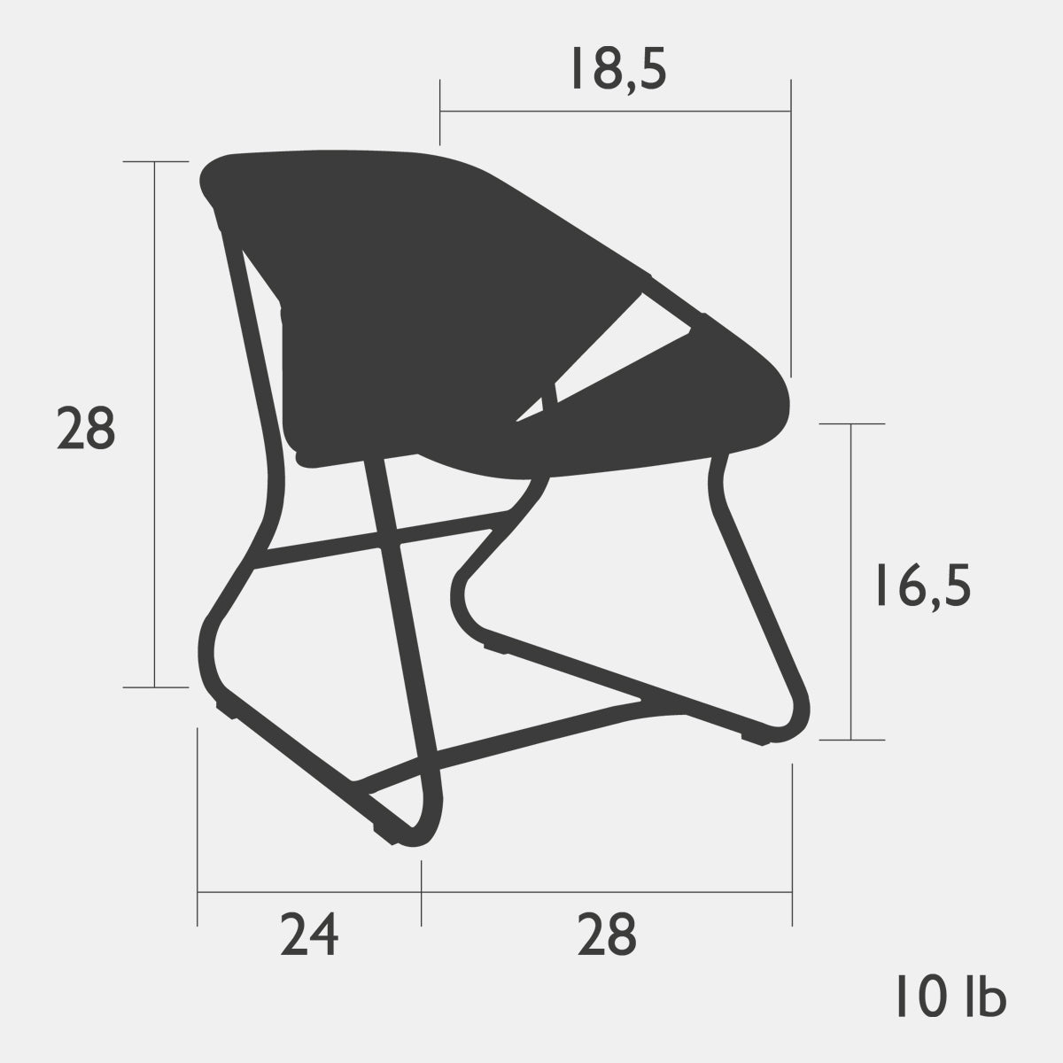 Sixties Low Armchair