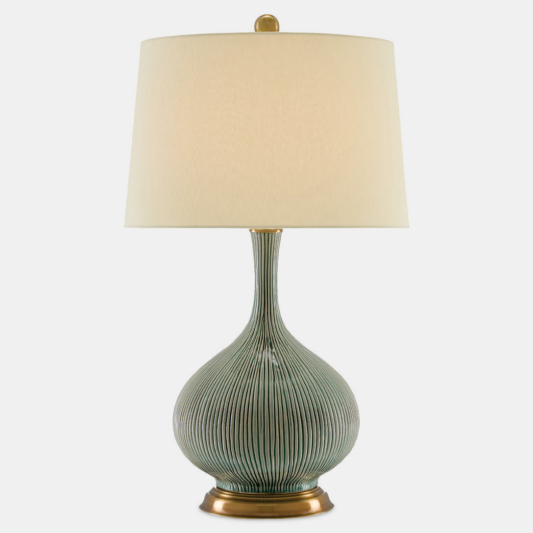 Cait Green Table Lamp - Collyer's Mansion