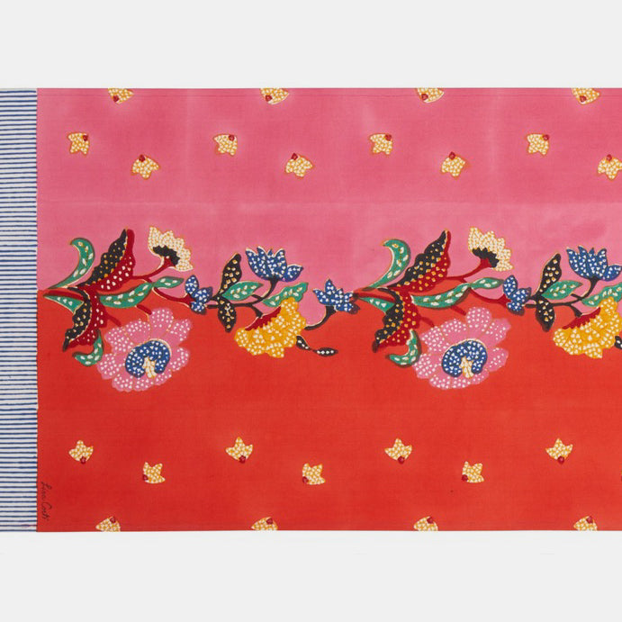 Indonesian Red Rose Table Runner