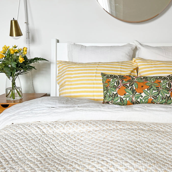 Ditsy Yellow Quilt