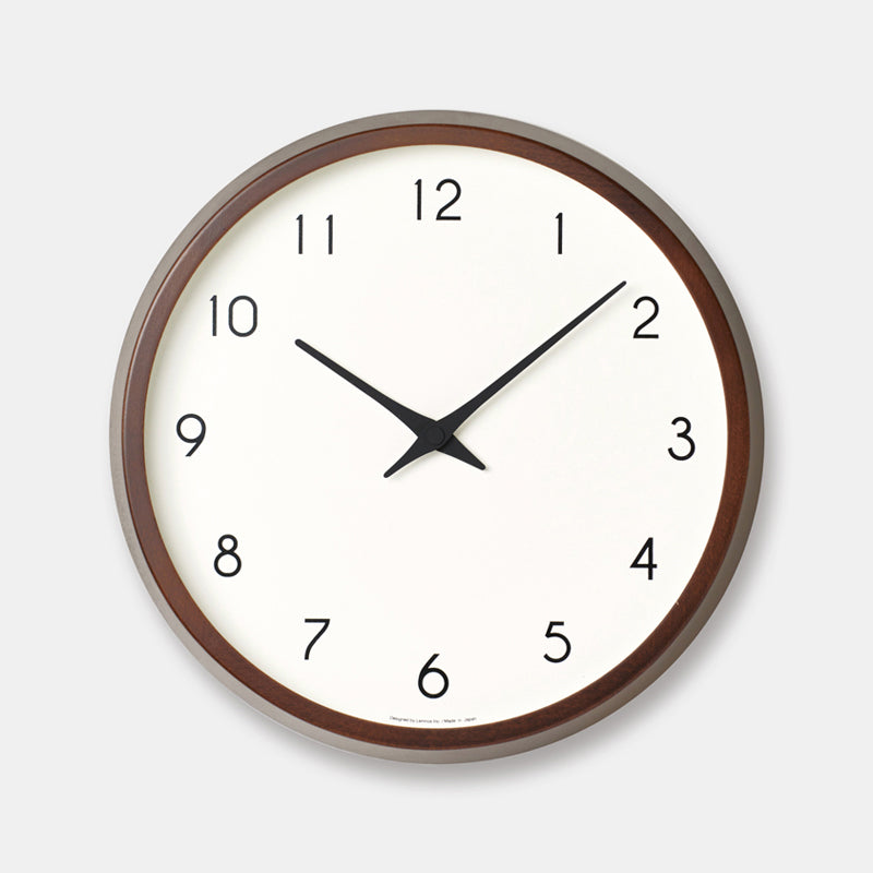 Campagne Wall Clock in Brown