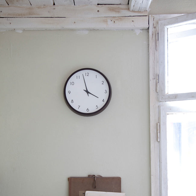 Campagne Wall Clock in Brown