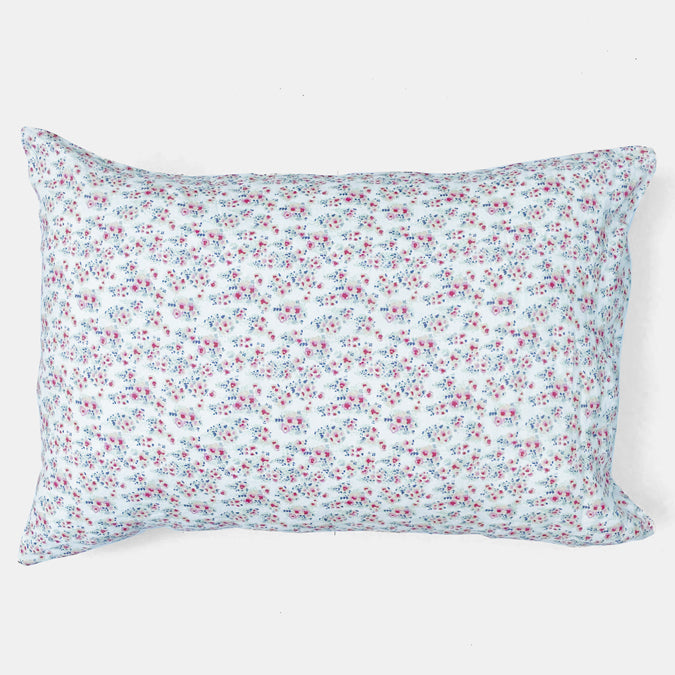 Linen Standard Pillowcase in Summer Flower