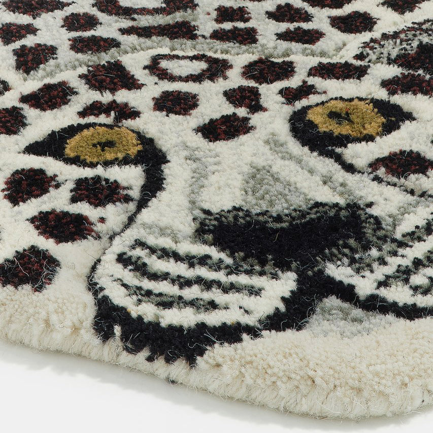 Snowy Leopard Rug in Small